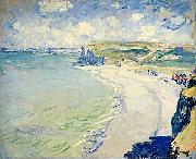 Claude Monet The Beach at Pourville painting